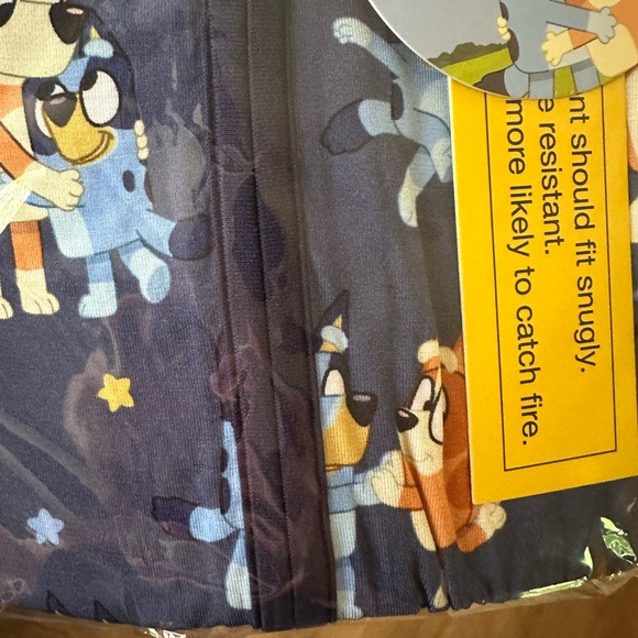 NEW Little Sleepies Bluey Zippie UNICORN! - Picture 2 of 2